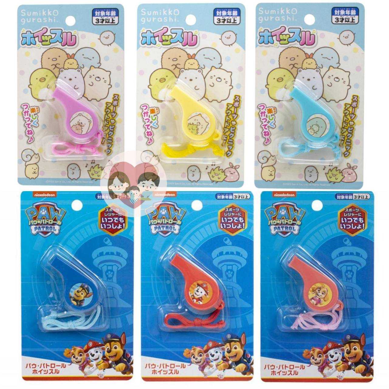 นกหวีดเด็ก Whistle ลาย Hello Kitty / Paw Patrol / Sumikko Gurashi