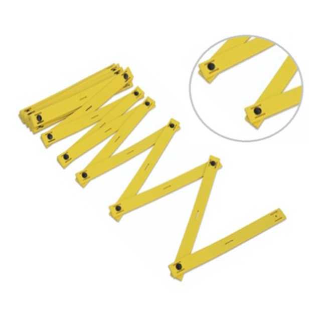 ชุดฝึกความคล่องตัว CrissCross Stick ( Anti-Skid / ในร่ม-กลางแจ้ง ) ขนาด 4 เมตร