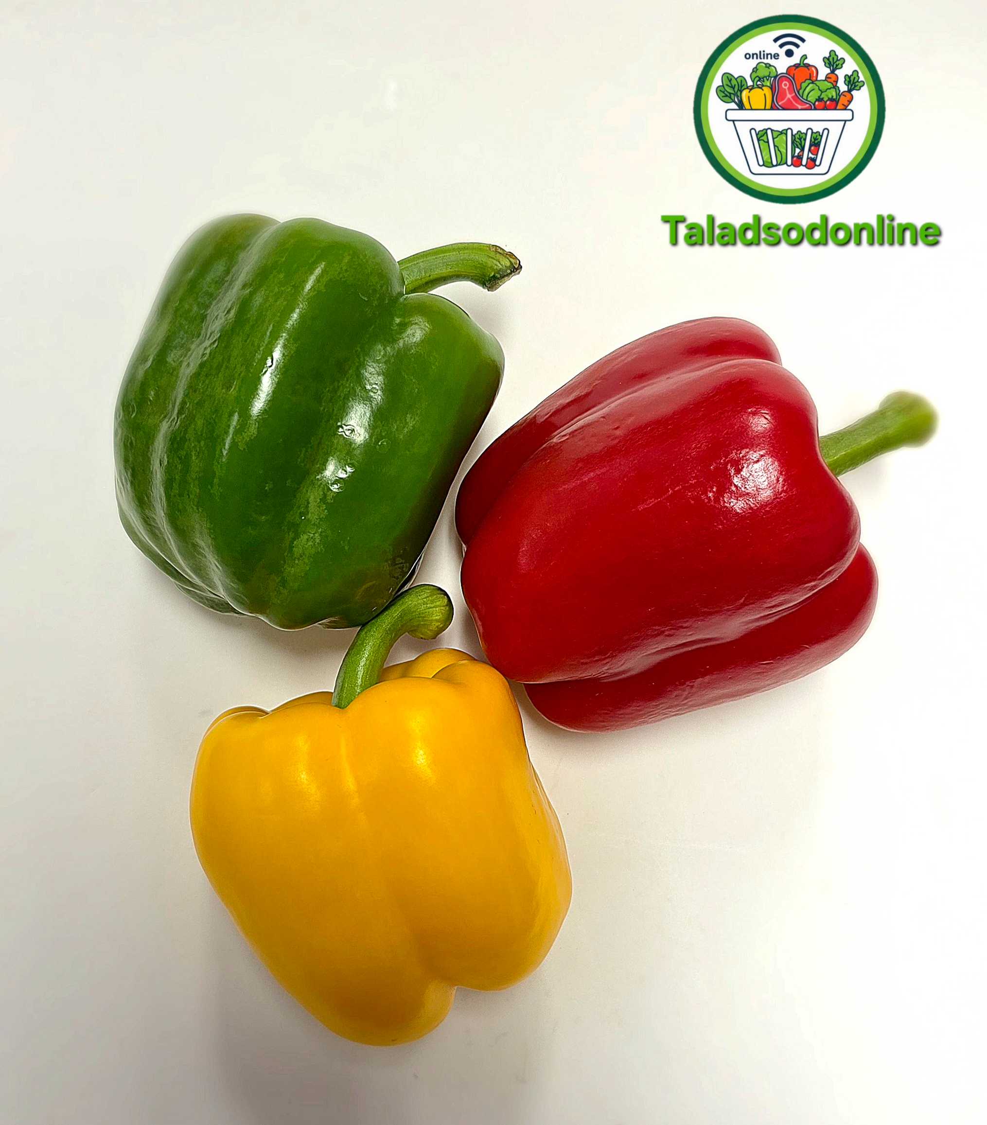 พริกหวาน 3 สี แพค 3 ลูก