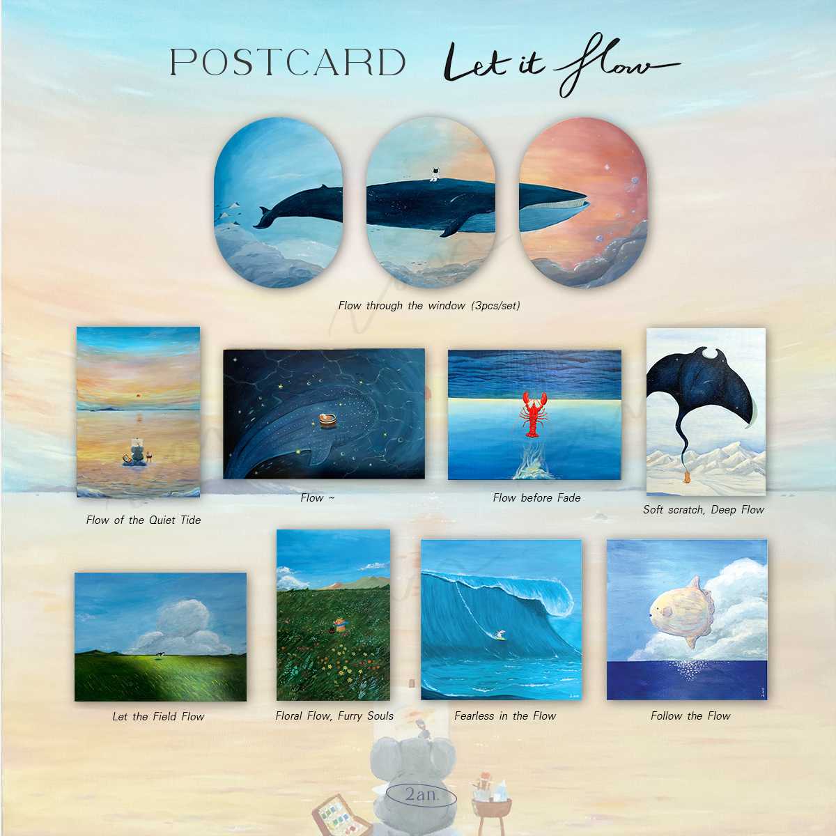 Postcard - Let it Flow