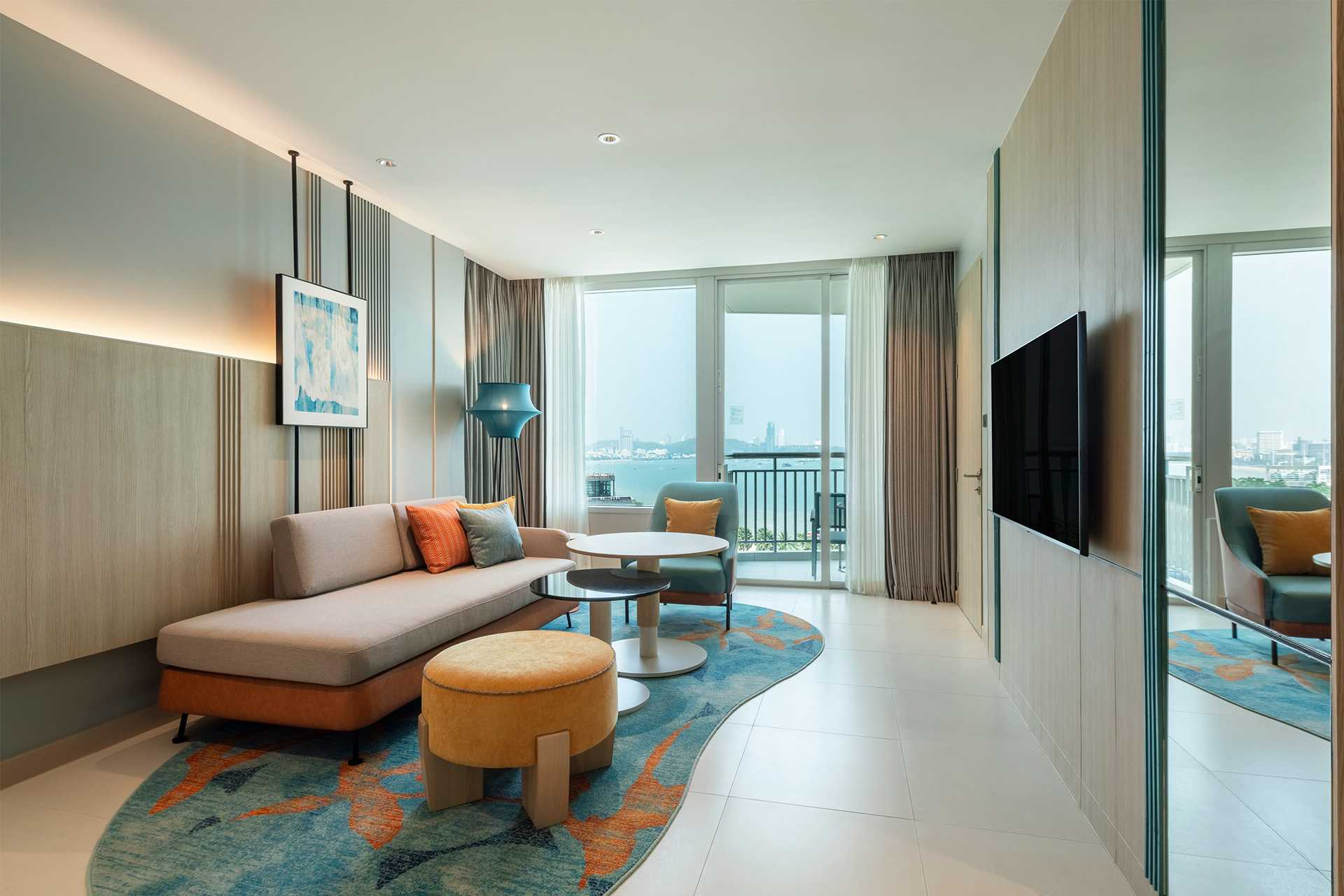 ไทยเที่ยวพัทยา ครั้งที่ 4 - Two Bedroom Suite Beachview Bay Tower 1 King 2 Single (Room Only)