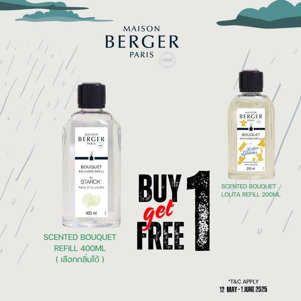 น้ำหอมเติมก้านกระจายความหอม Refill 400 ml แถมฟรี 200 ml