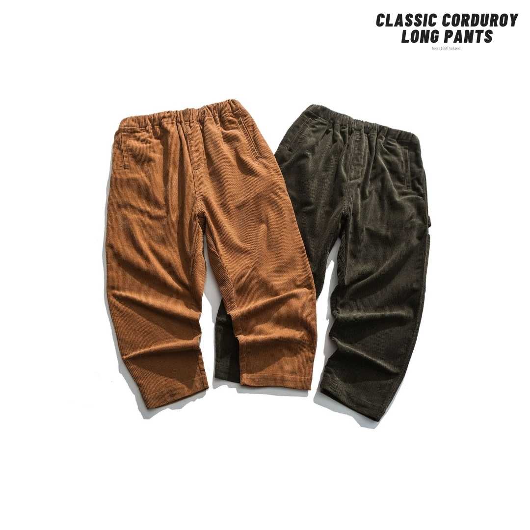 (พร้อมส่ง) Jeera168 | Classic Corduroy Long pants