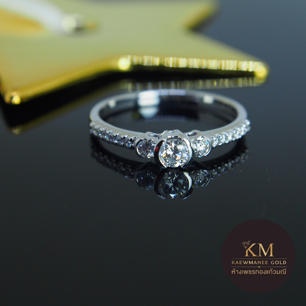 แหวนเพชร The Journey Collection(90% Gold)