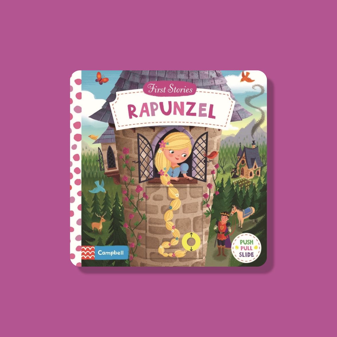 First Stories: Rapunzel หนังสือเด็ก บอร์ดบุ๊คพร้อมกิจกรรม ภาษาอังกฤษ