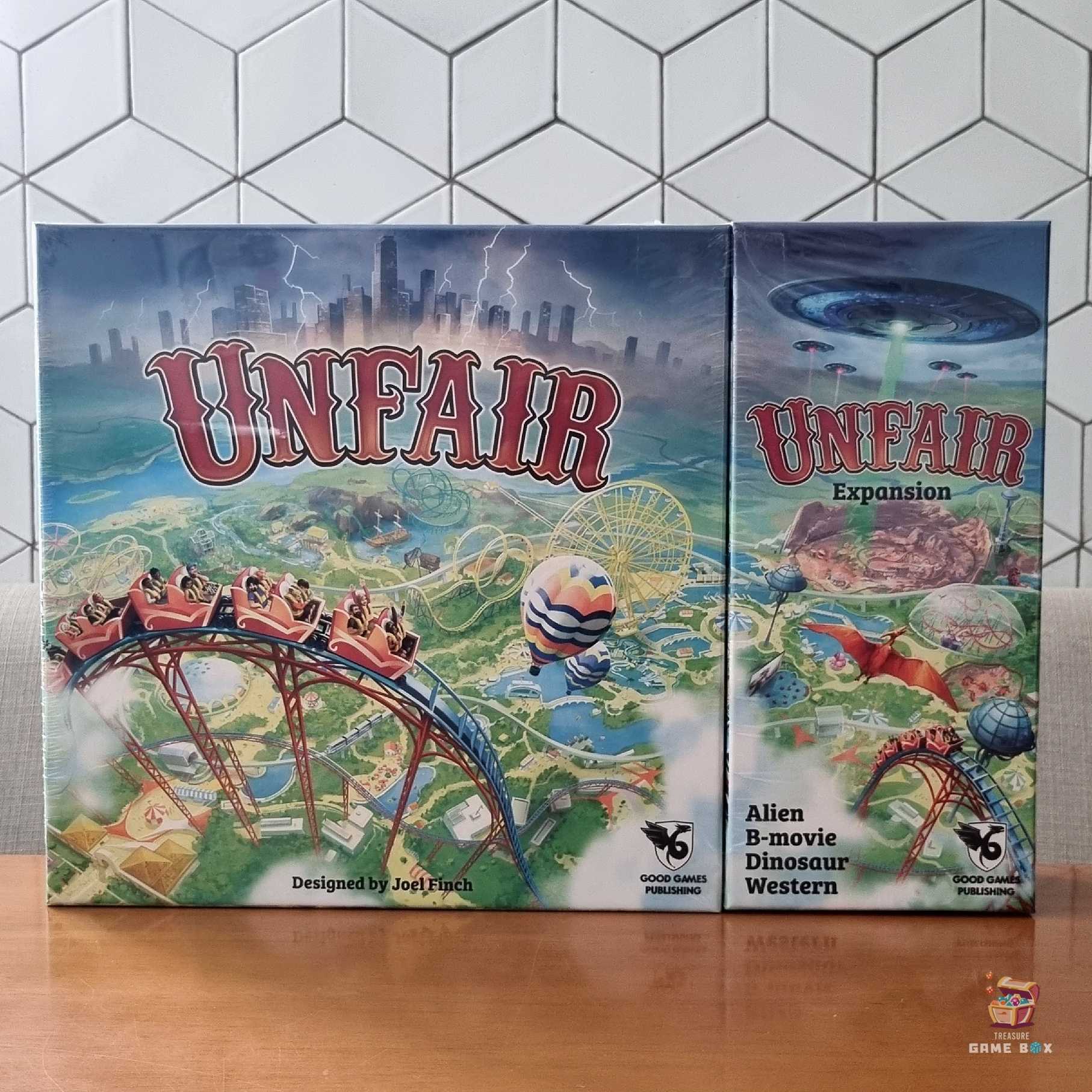 Unfair base game 
 + ABDW Expansion (ENG) [Board Game แท้]