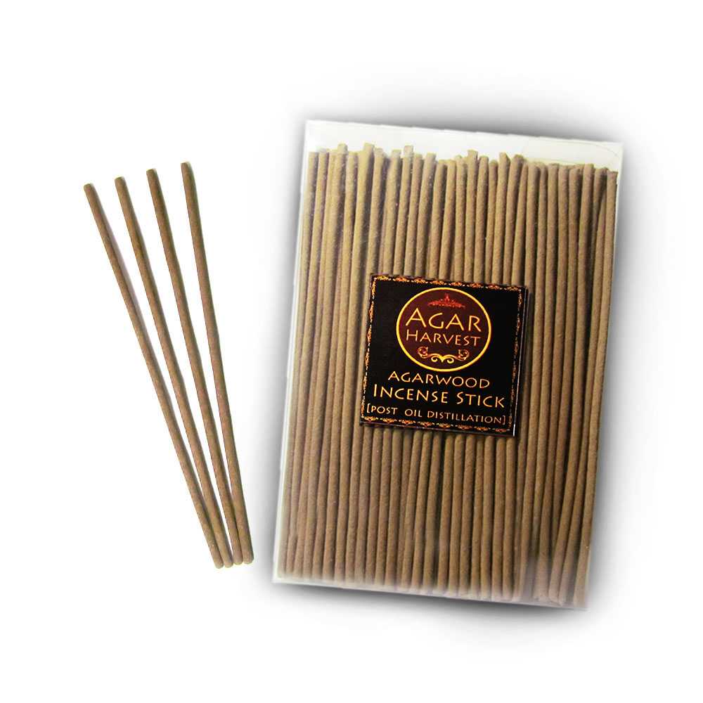 ธูปแท่ง ไม้กฤษณา หลังกลั่นน้ำมัน Agarwood Incense Stick (Post Oil Distillation) 200 gm