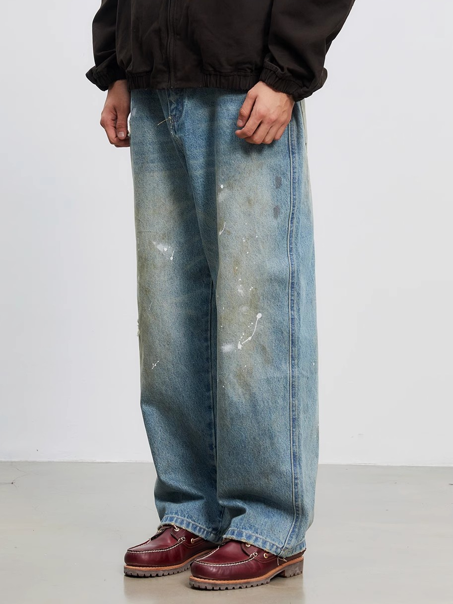 Vavu Wash Splash Ink Jeans