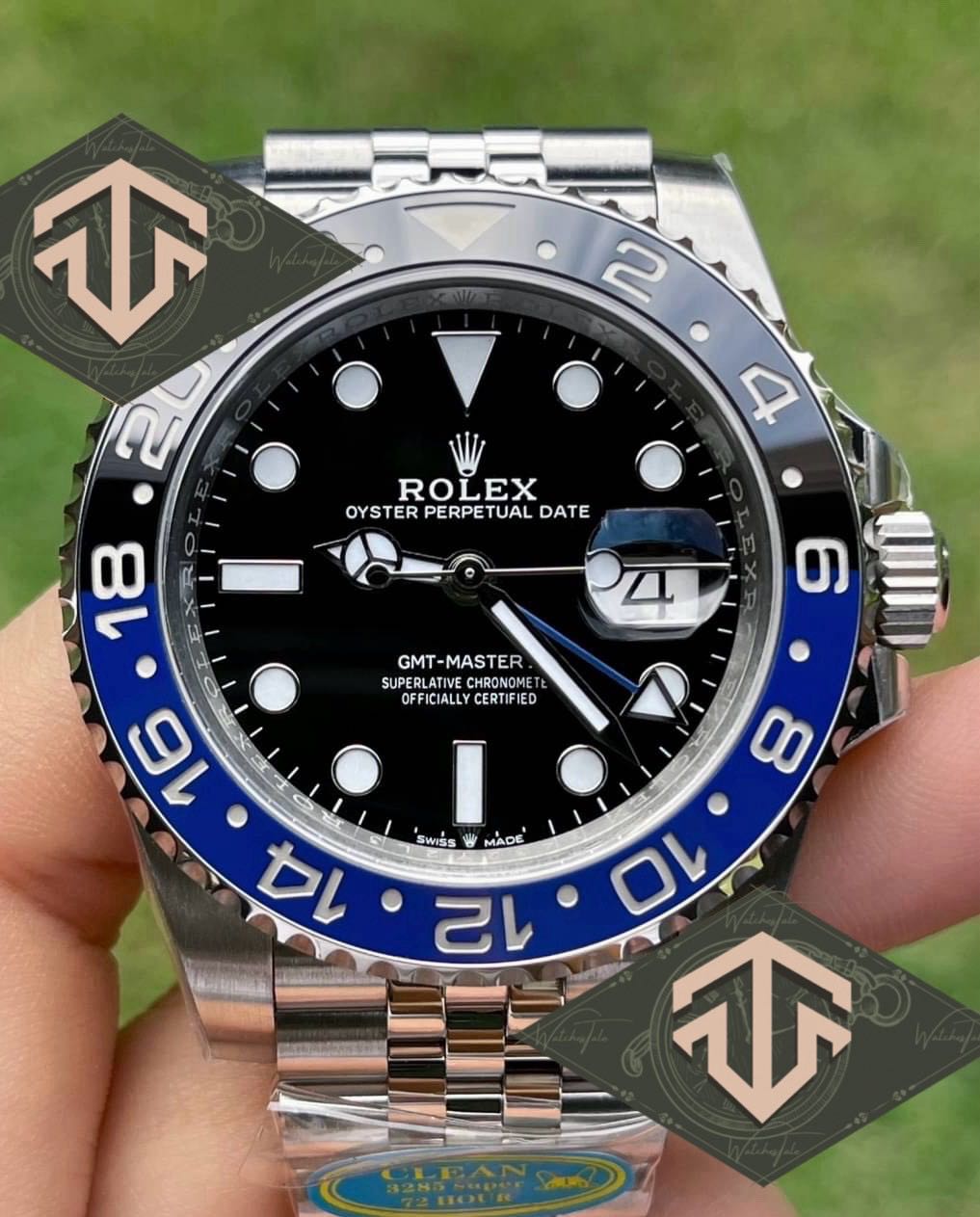 Rolex GMT Master II Batman Jubilee Clean V3 Ref.126710BLNR