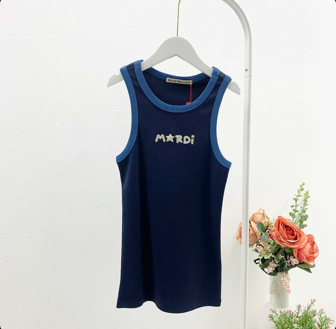 Mardi Racer Tank Top (Navy)