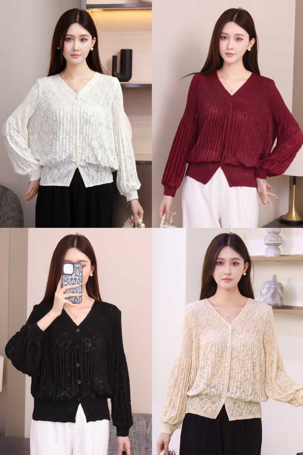 Pre-order รหัส51-38 จองเสื้ออัดพลีท  (ส่ง5/10/68)