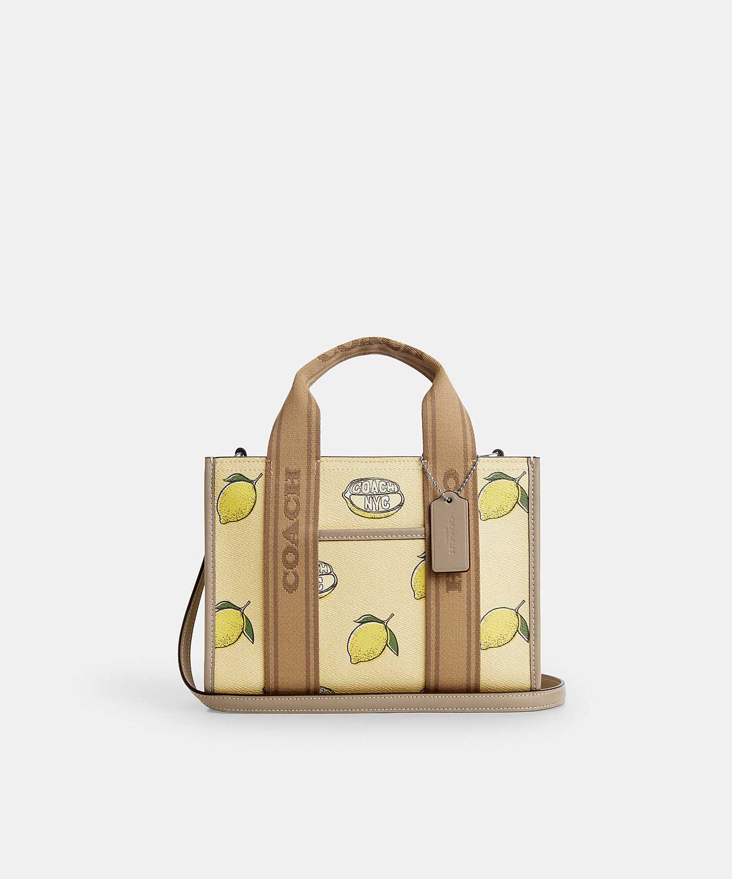 COACH SMITH TOTE BAG 24 WITH LEMON PRINT CAR79 SVXUC