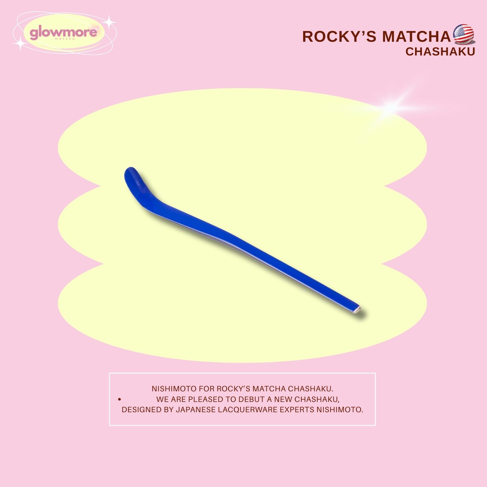 Rocky's Matcha - Chashaku | ช้อนตักมัจฉะ สีน้ำเงิน