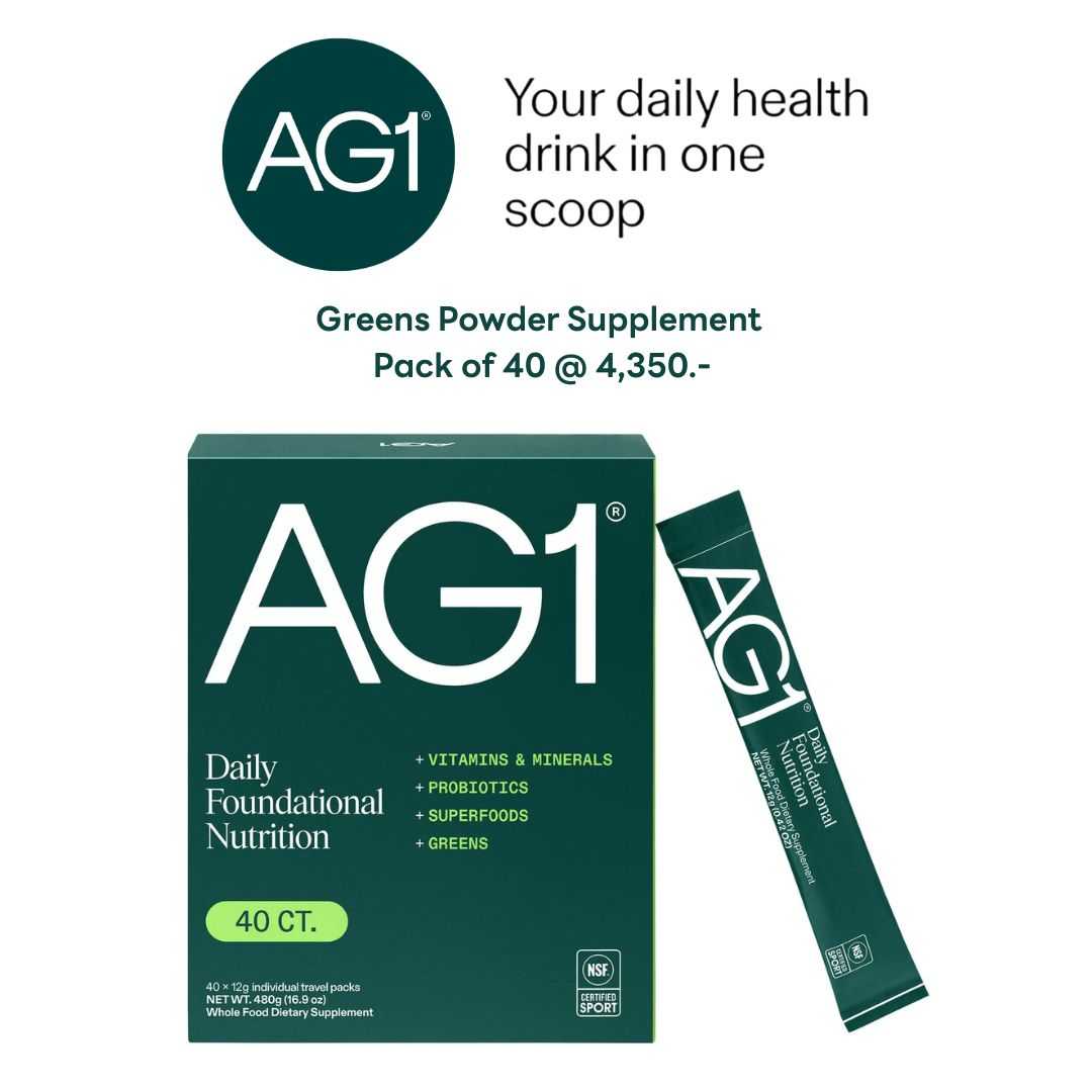 :: Pre-Order ::  AG1 Greens Powder Supplement - Pack of 40 จากอเมริกา