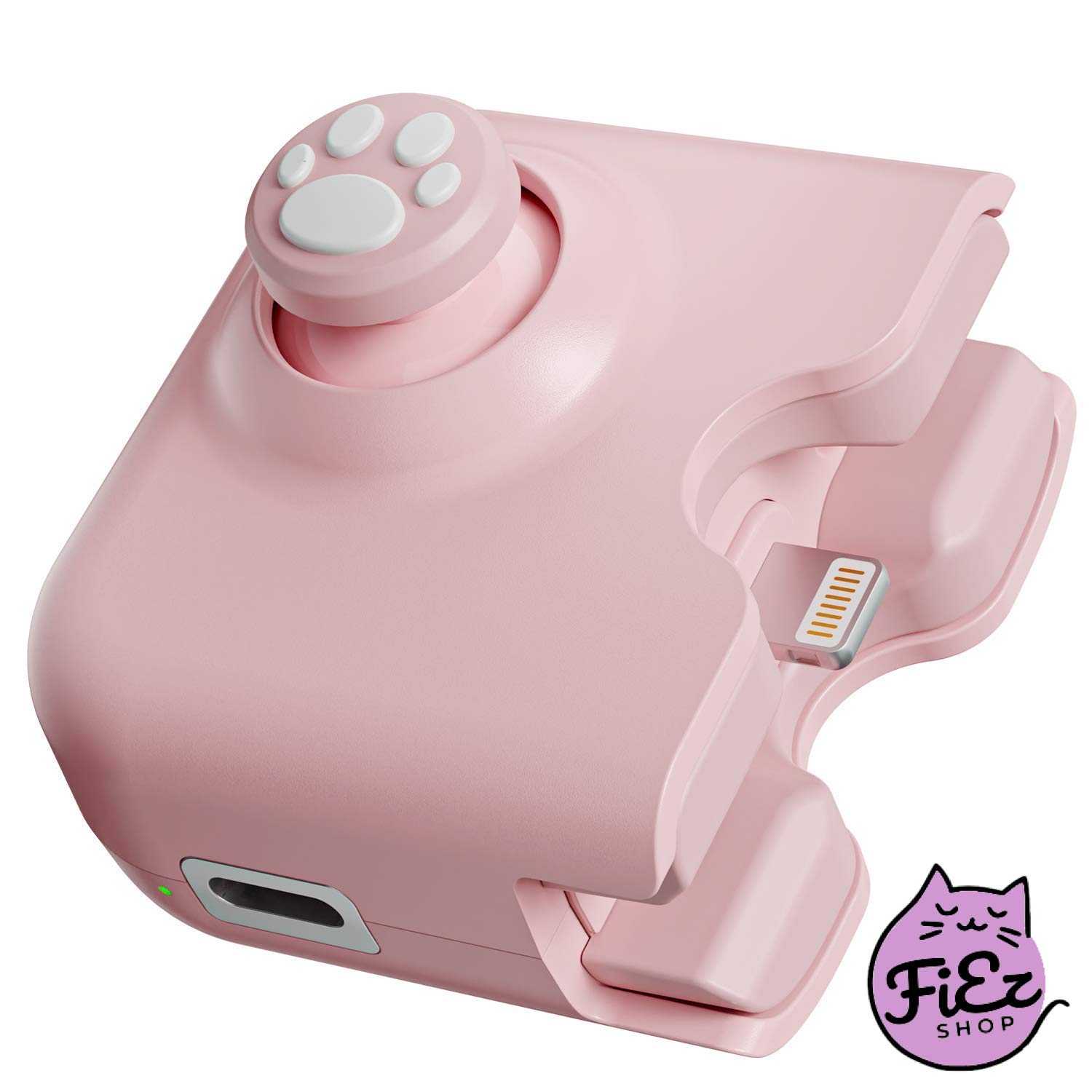 จอยเกมมือถือ สำหรับ iPhone/iPad (สีชมพู) ปลั๊ก Lightning | 🎮   iPhone Controller/Joystick (Pink)