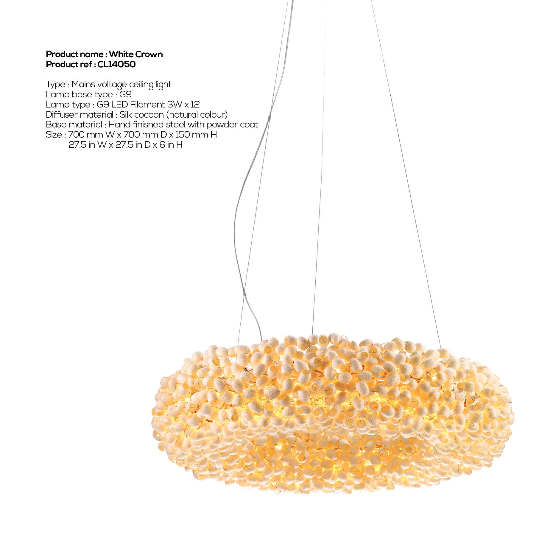 White Crown (Ceiling light)