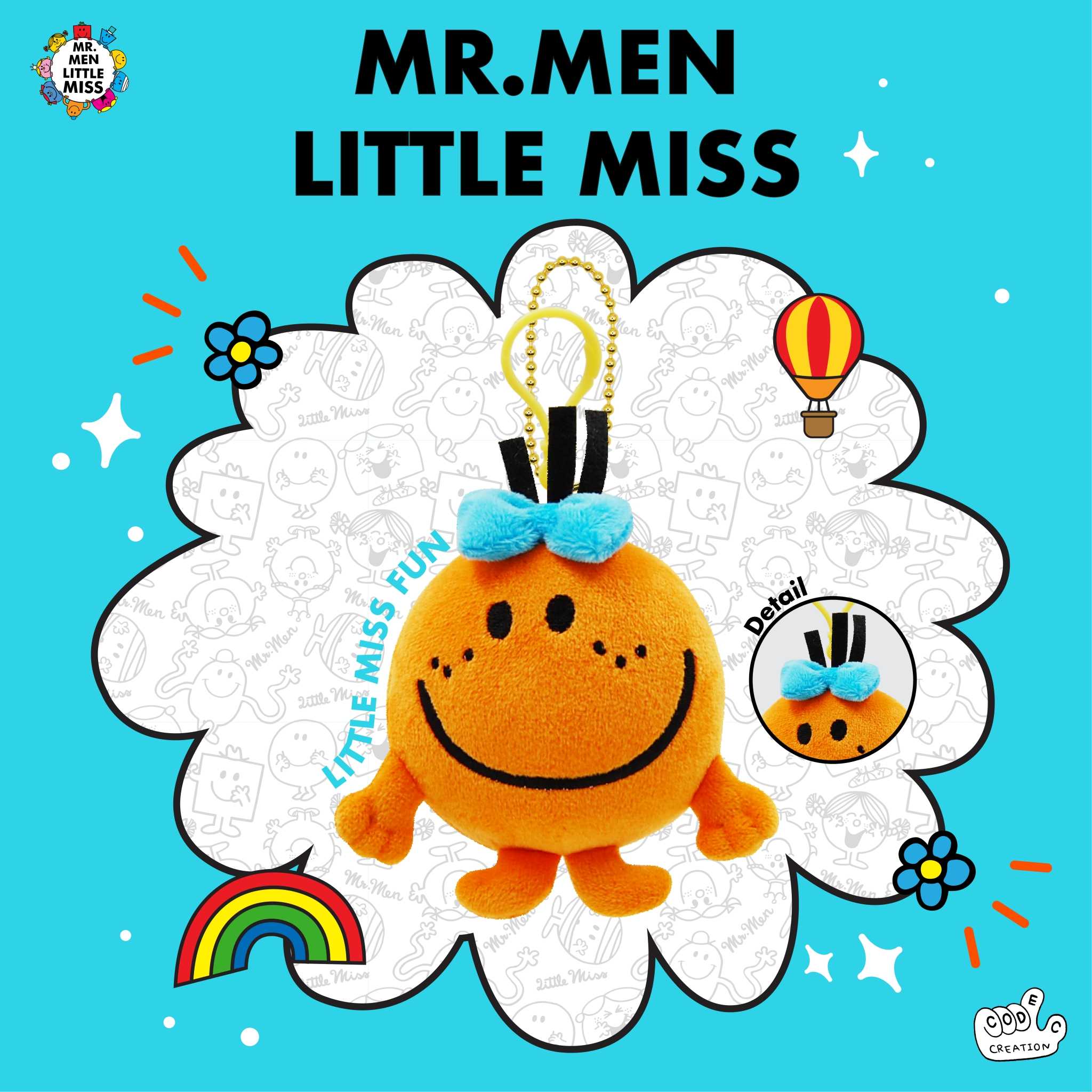 พวงกุญแจ Little miss Fun (Mr.men and Little miss)