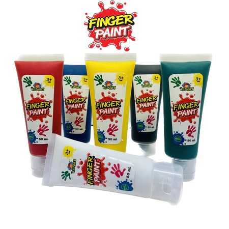 คิดอาร์ท สีฟิงเกอร์เพ้นท์ บรรจุ 50 มล.1สี/หลอด Kidart Finger Paint 1 Colors 50 ml./Tube (FP50)