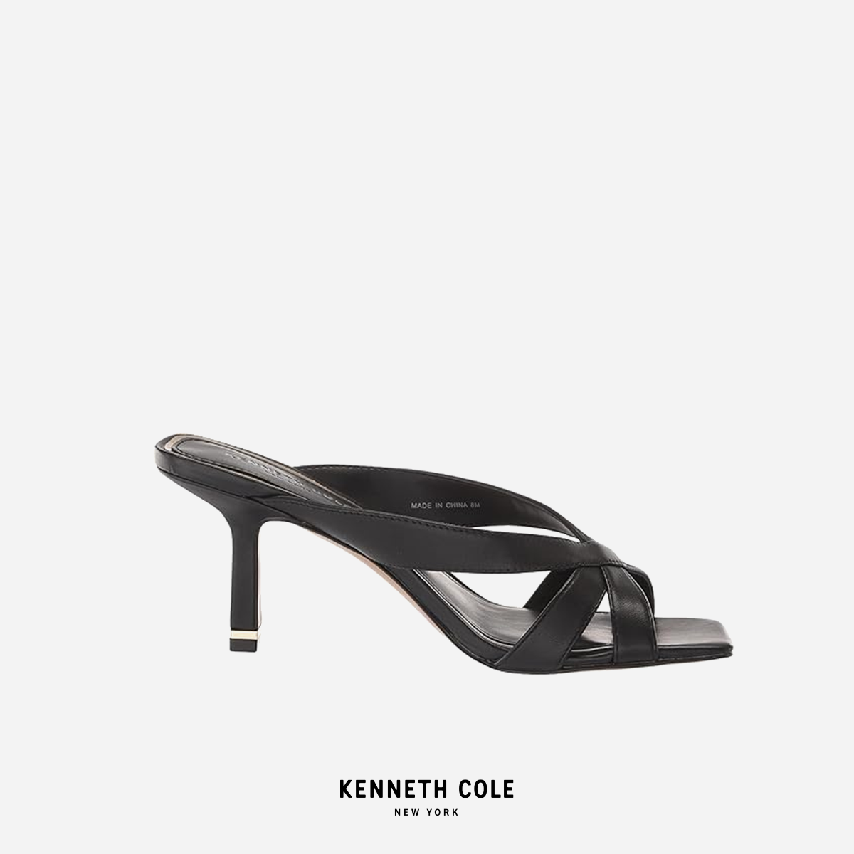 KENNETH COLE รองเท้าส้นสูงผู้หญิง รุ่น HYLDA 70 HEEL BLACK สีดำ ( HEL - KLF1067LE-001 )