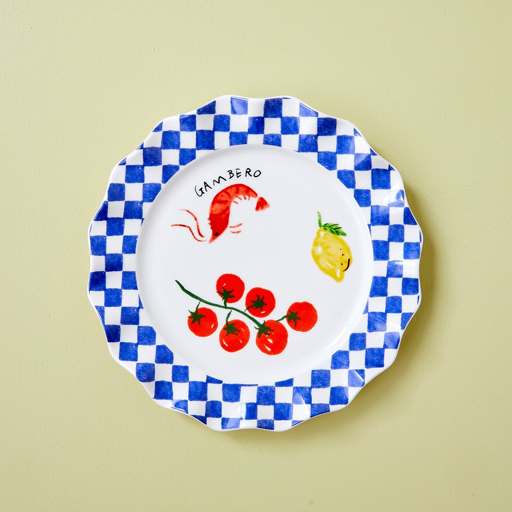 (Pre-order)  Summer Costa - Gambero Plate 23 cm