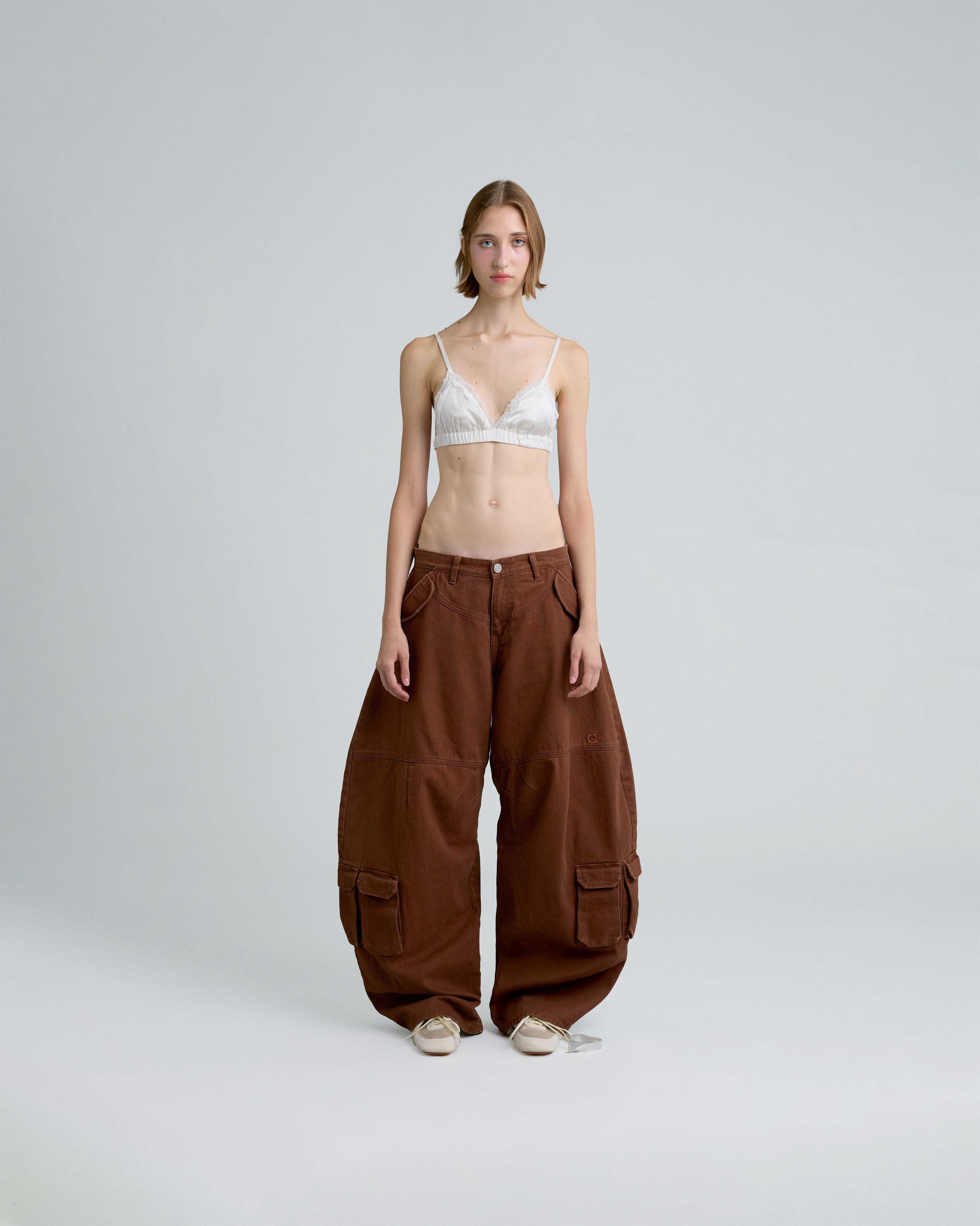 CARGO PANTS (BROWN)