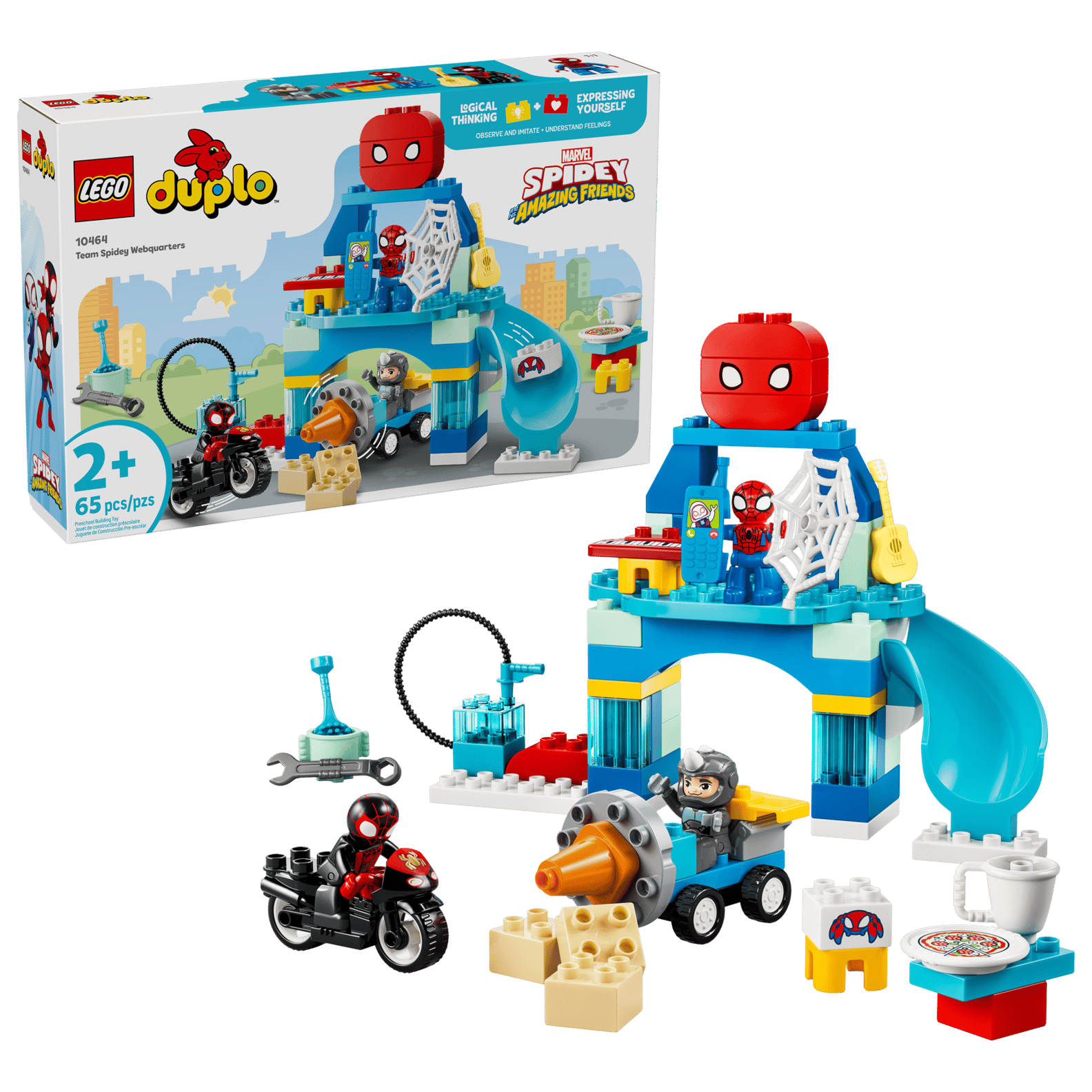 LEGO 10464 Team Spidey Webquarters(สินค้าซื้อแล้วไม่รับเปลี่ยนคืน)