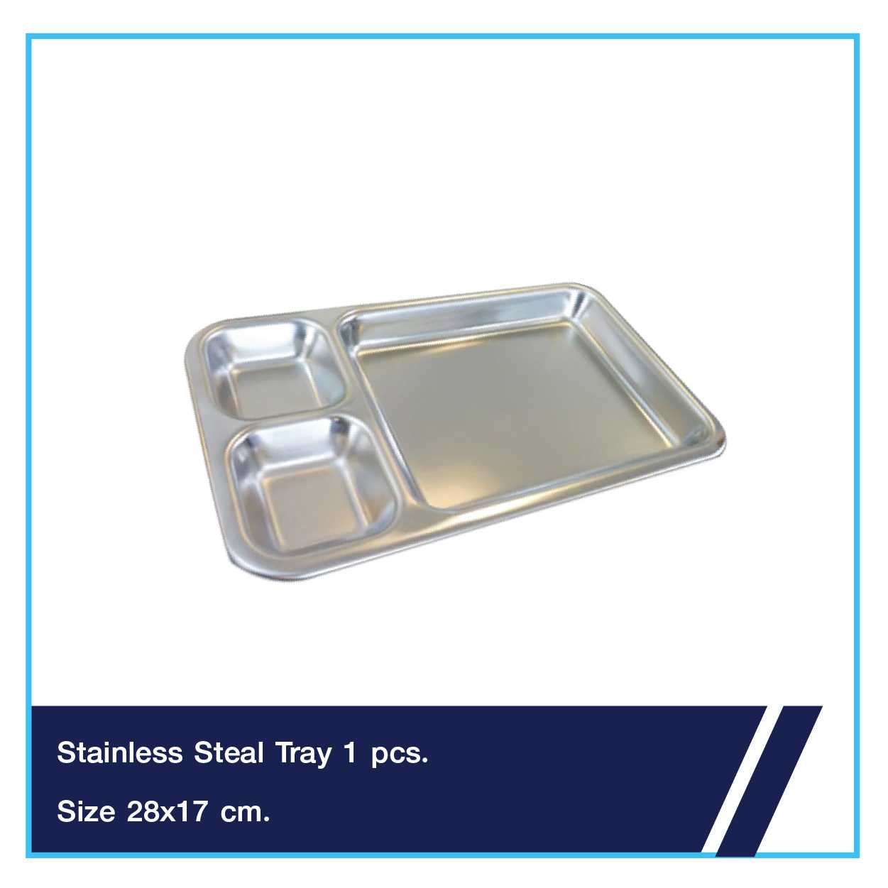 Stainless Steal Tray ถาด
