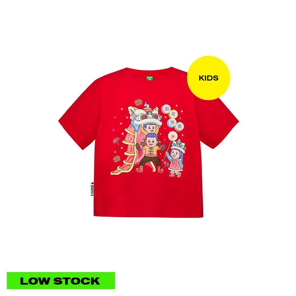 (DROP 3) HAPPY LION DANCE TEE (KIDS)
