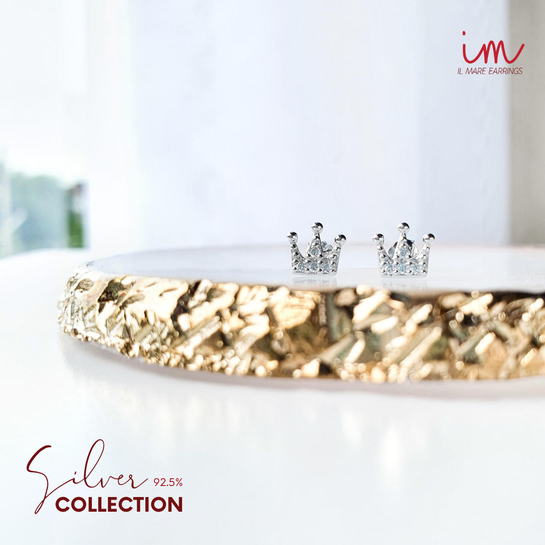 Crown Stud - Silver 925 Collection