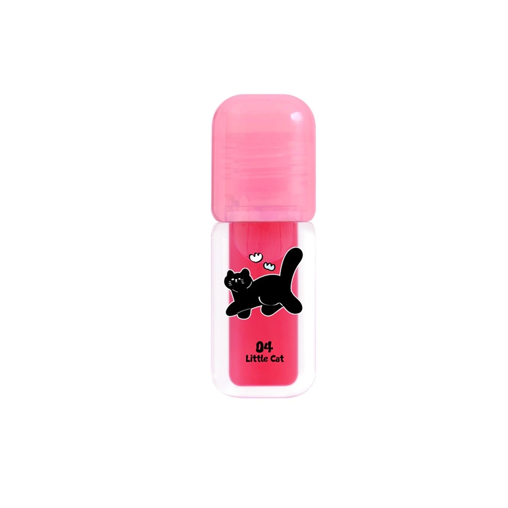 4U2 LIP OIL ลิปออยล์แมวดำ ลิปออยล์สุดฉ่ำวาว เคลือบปากเงากริ๊ง