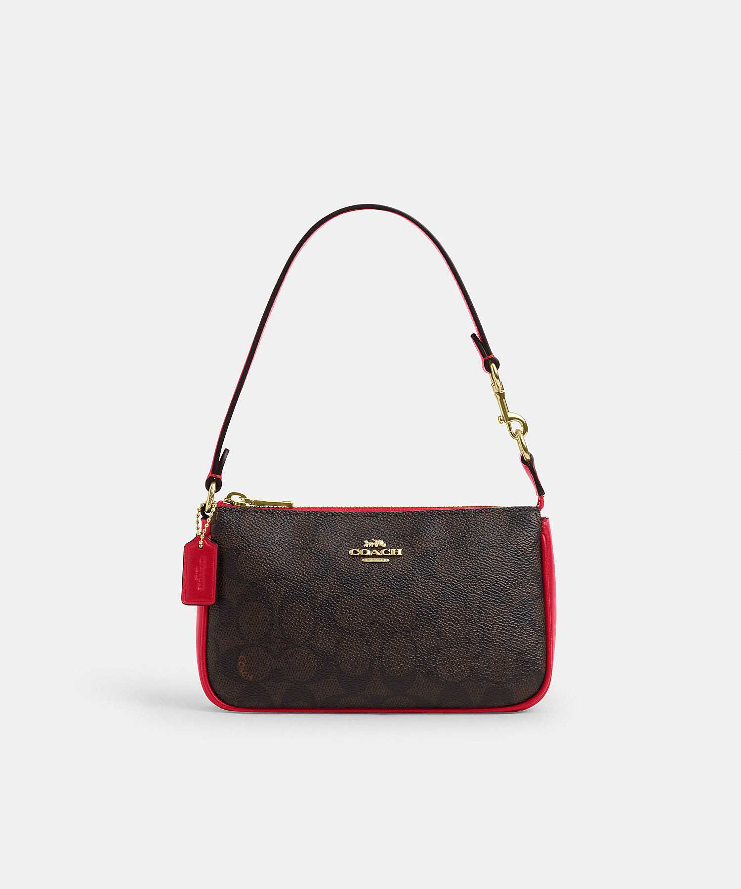 COACH NOLITA 19 IN COLORBLOCK SIGNATURE CANVAS CY039 IMXD0