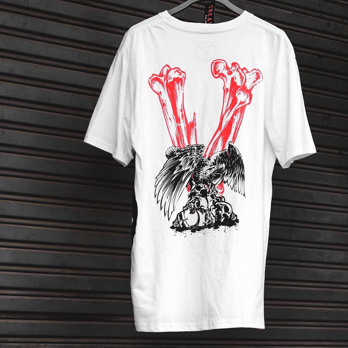 Vlone x Kodak Black “Vulture” White Tee