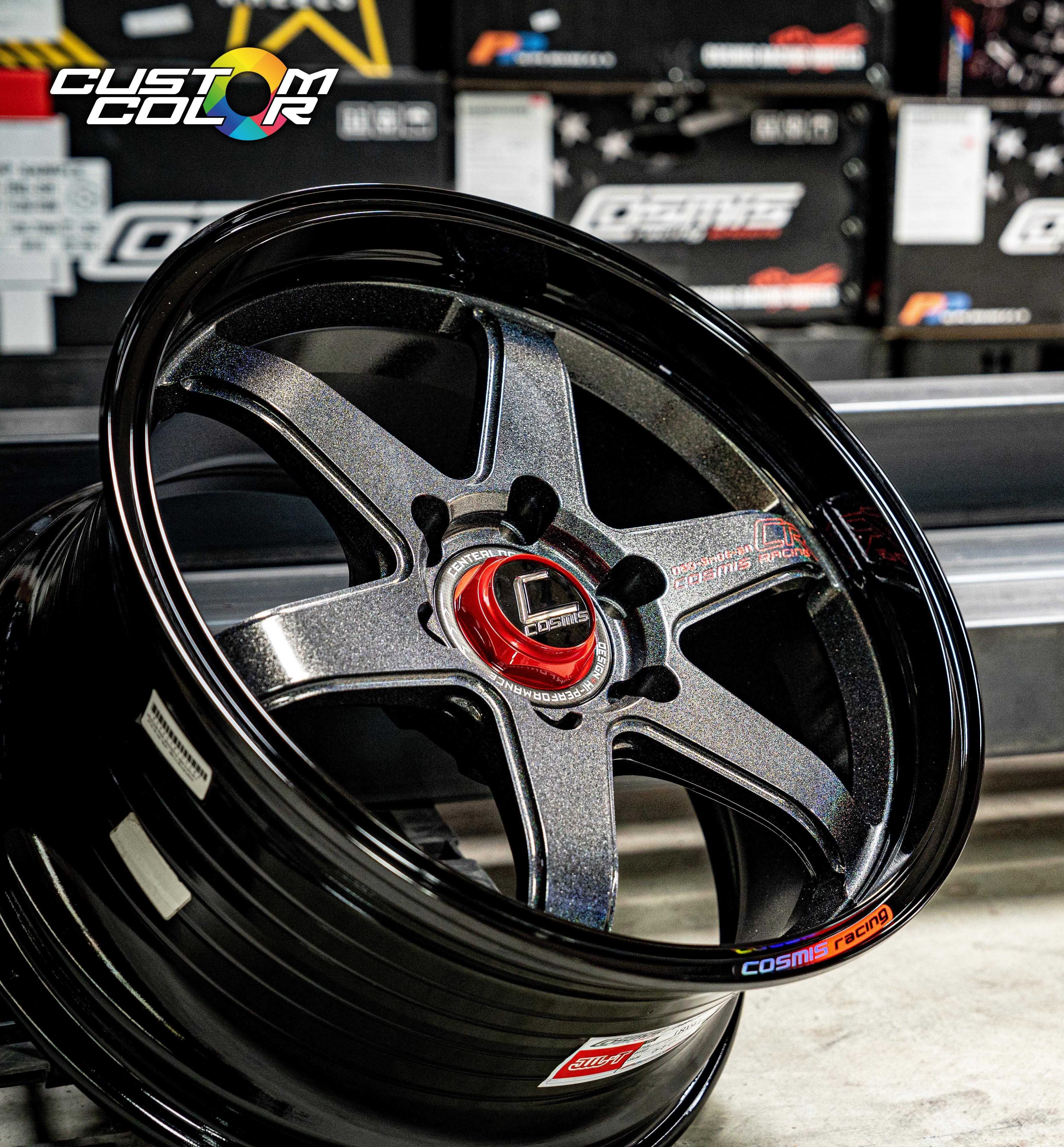 แม็กซ์ DGB-SM06-2R(YA9912) 18X10.5 6X139.7 ET16 CB.106 POWERSILVERBLACK-LP(BLACK)Custom