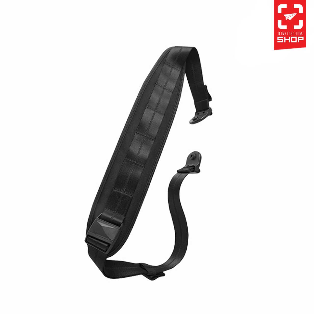 สายสะพายเสริม Alpaka -  Extension Shoulder Strap 35cm long สี Jet Black Nylon