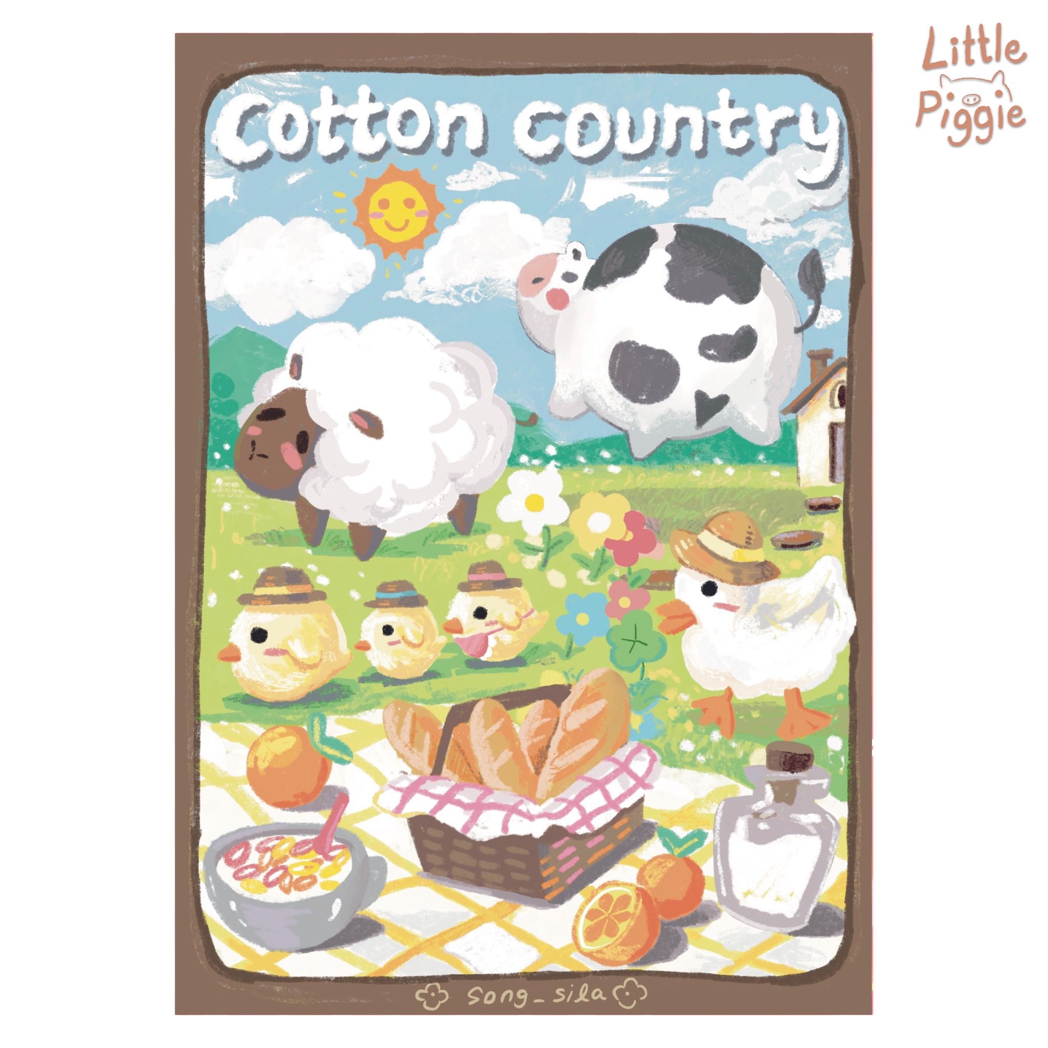 สติกเกอร์ Cotton Country