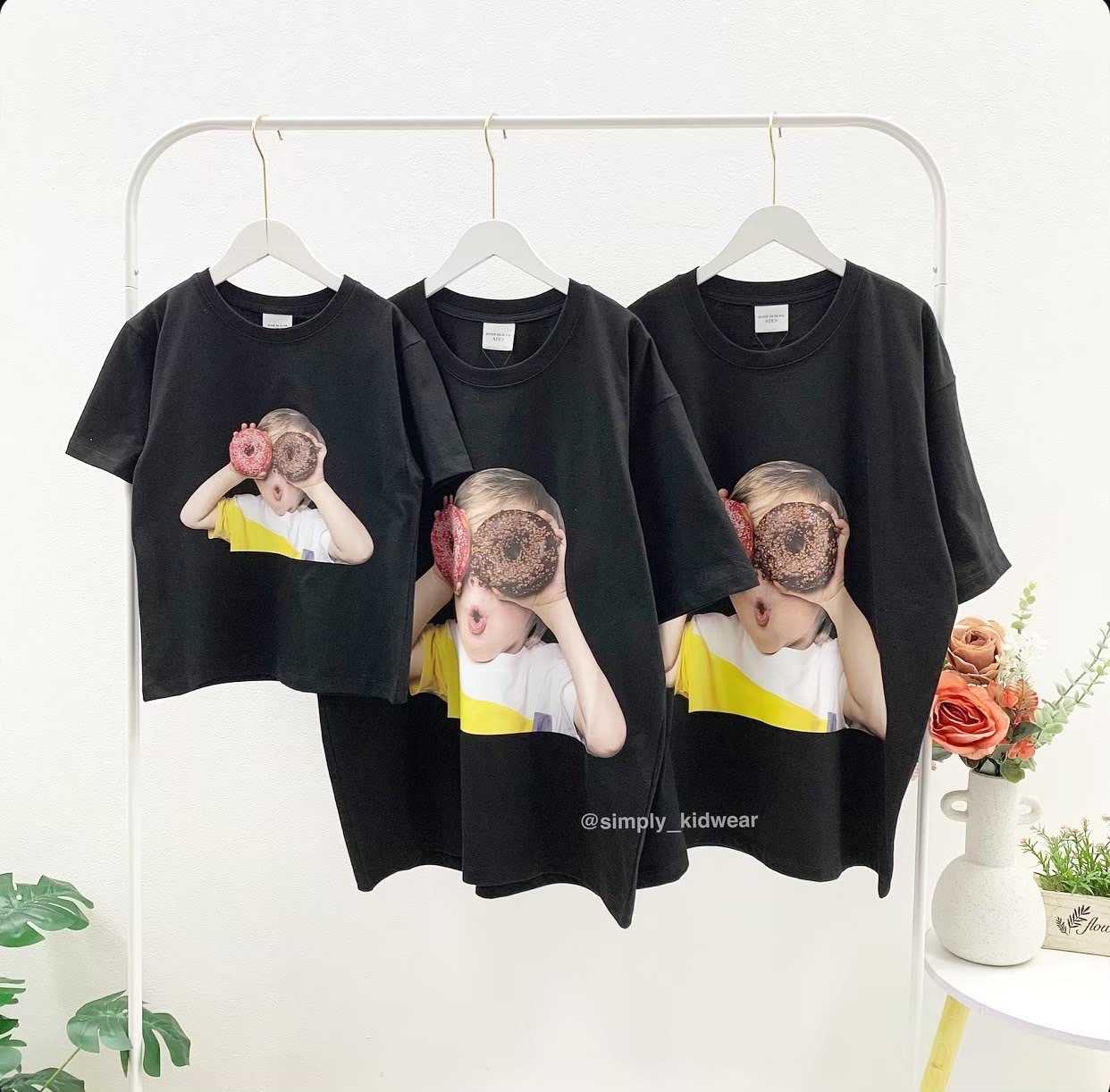 พร้อมส่ง ADLV Donut T-Shirt ( Black )