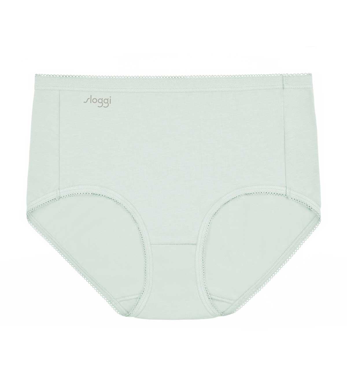 sloggi 10218549 sloggi Comfort care Maxi2 R 6851 กางเกงใน รูปแบบแม็กซี่ สีเขียวอ่อน