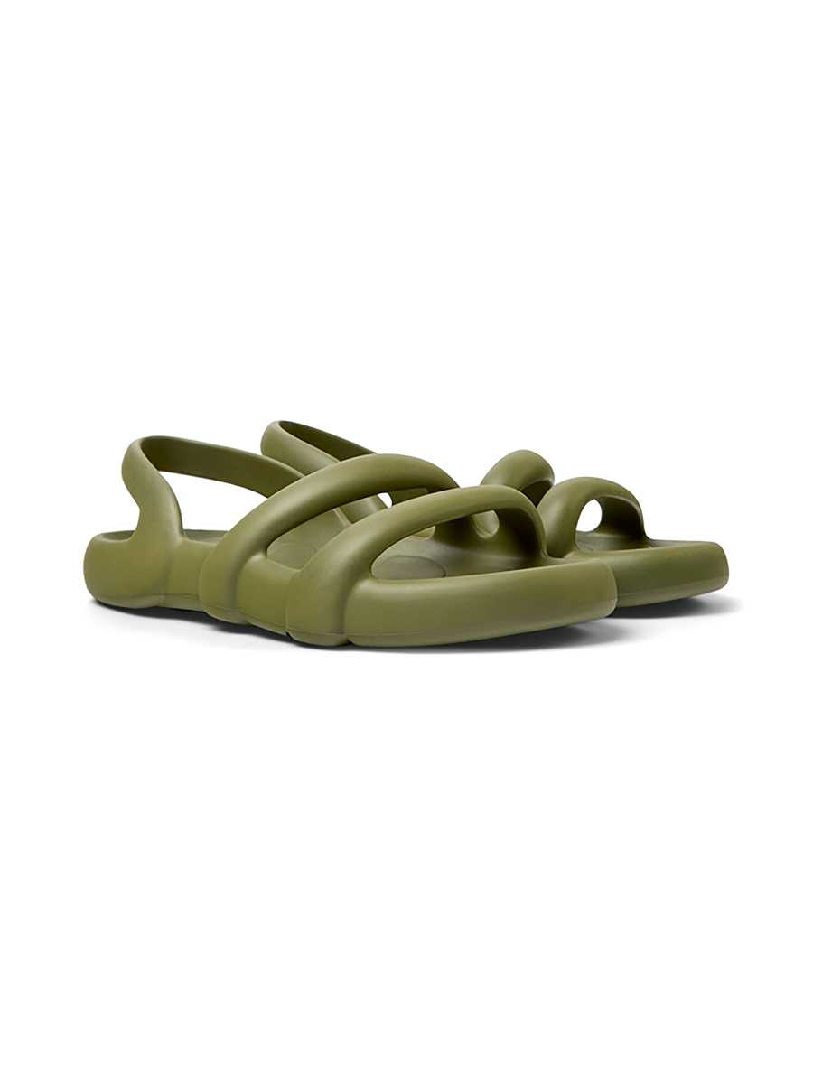 CAMPER รองเท้าแตะ ผู้ชาย รุ่น Kobarah Flat สีเขียว ( SAN -  K100957-003 )