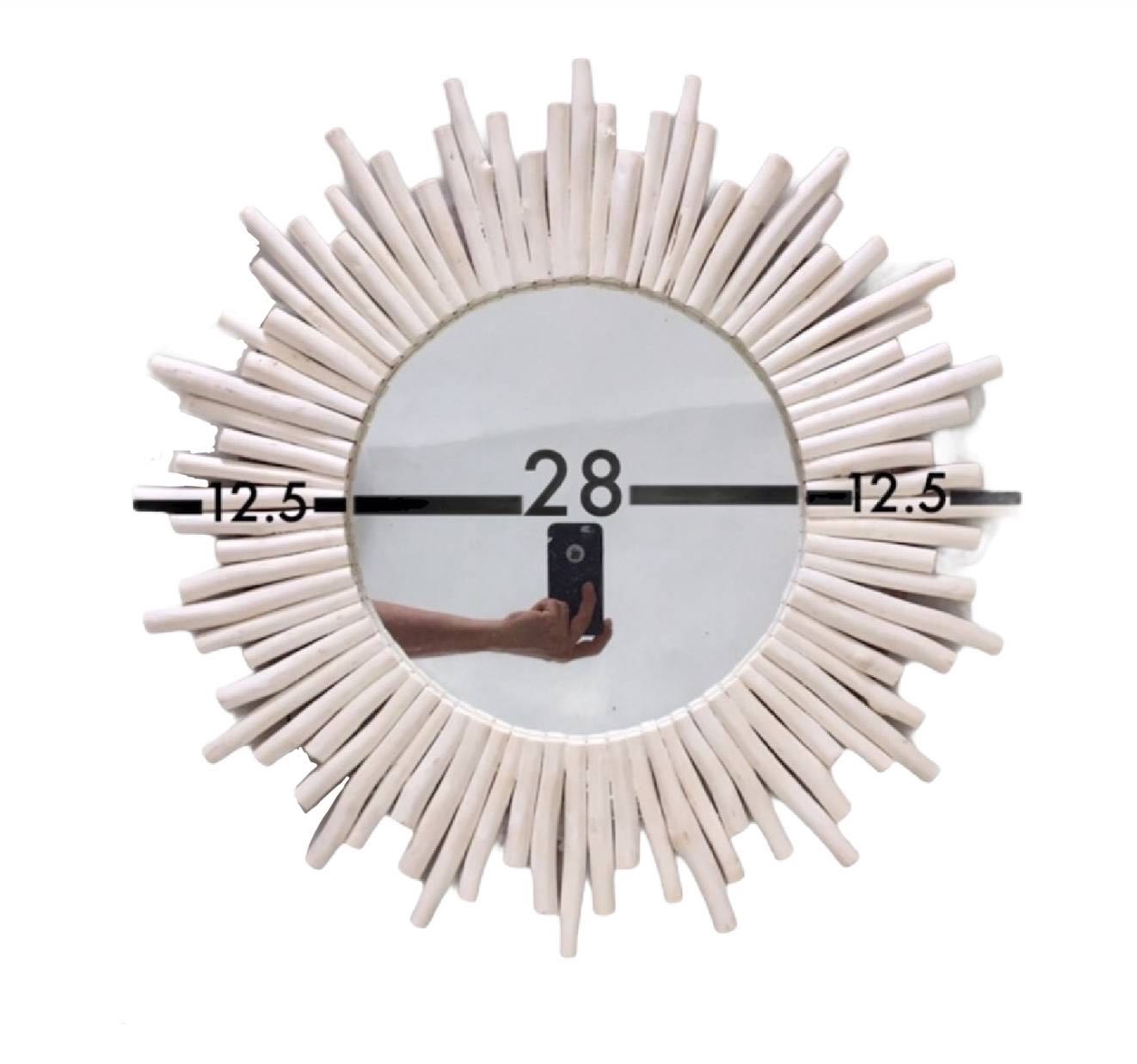 Acacia Wooden Mirror