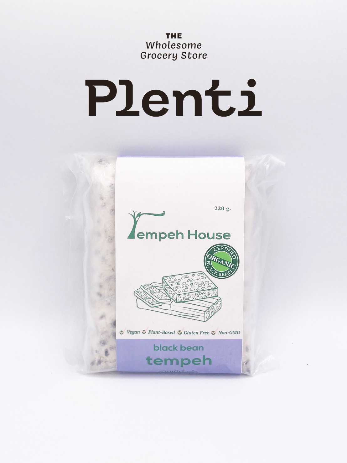 BLACK BEAN TEMPEH 220G (Tempeh House)