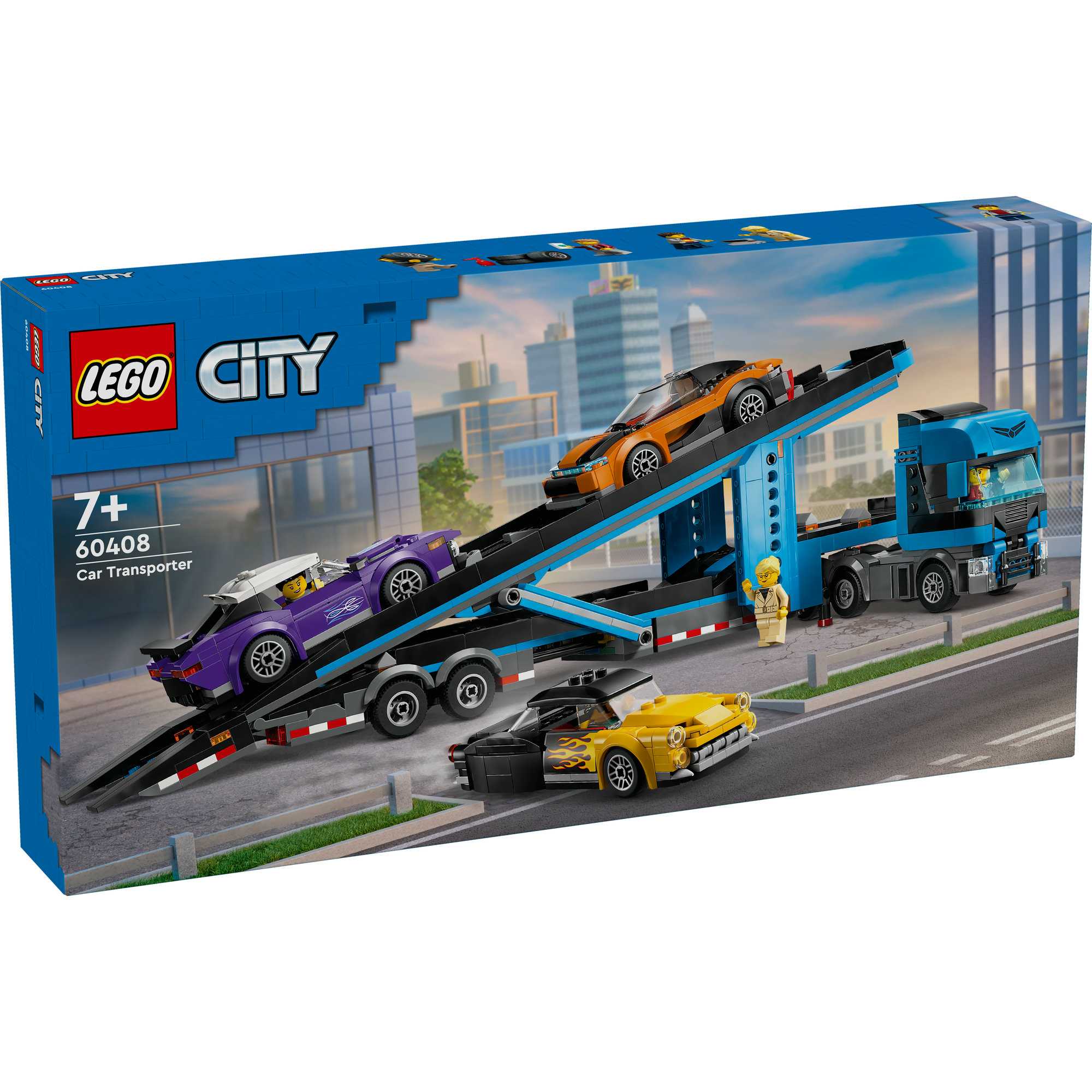 LEGO 60408 Car Transporter Truck with S.. V29