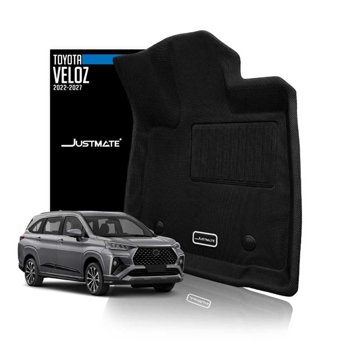 [JUSTMATE] TOYOTA พรมปูพื้นรถยนต์ VELOZ 2022 - 2027