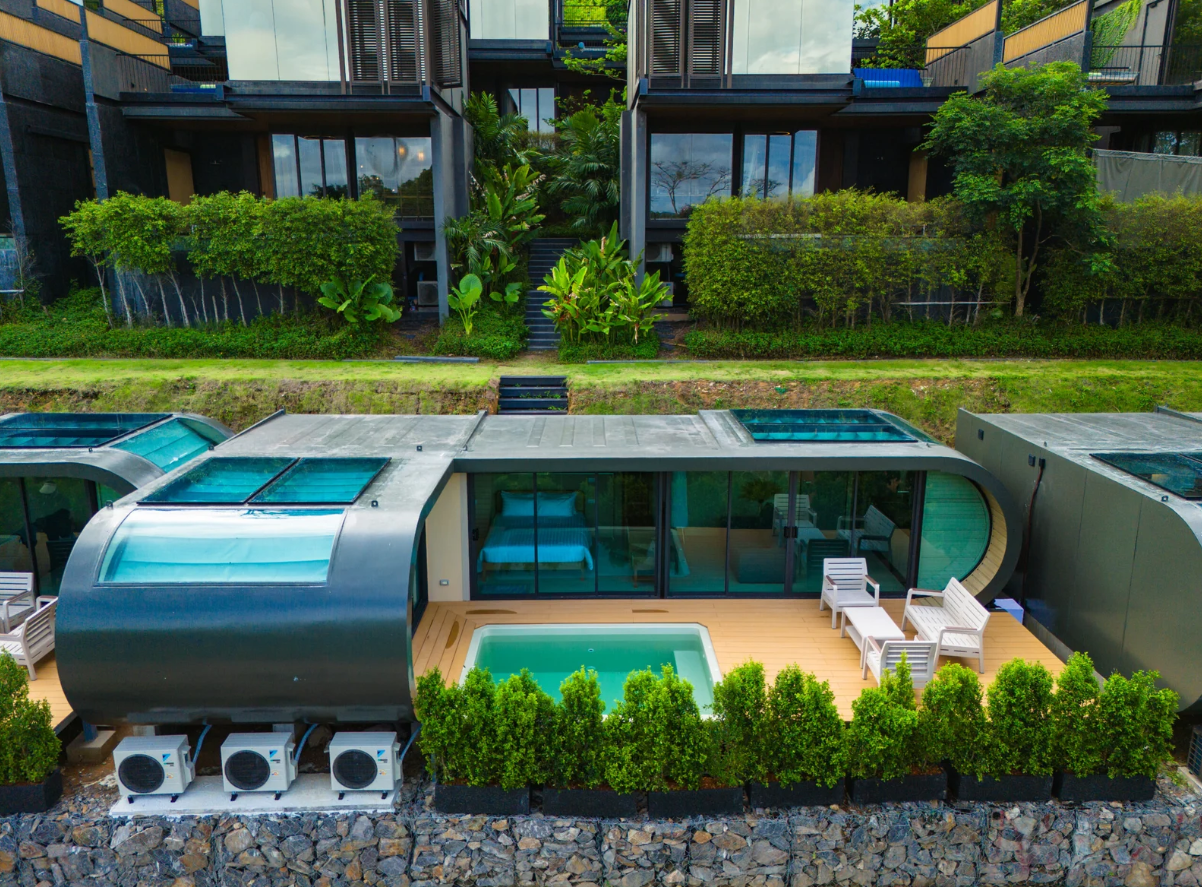AKRA Collection Layan Phuket ภูเก็ต ห้อง 2 Bedroom Modular Pool Cabin ไม่รวมอาหารเช้า พักได้ 4 ท่าน