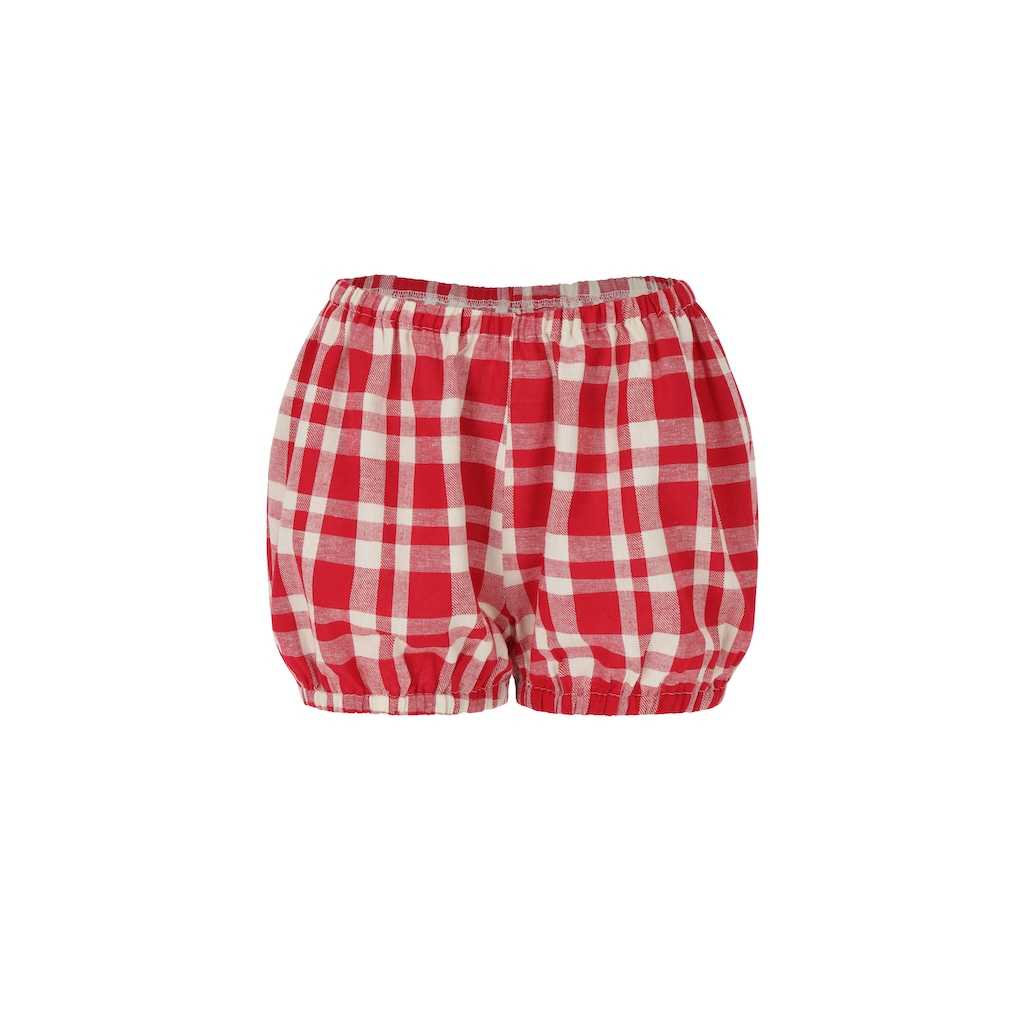 H.046 - Balloon Shorts - Plaid Red