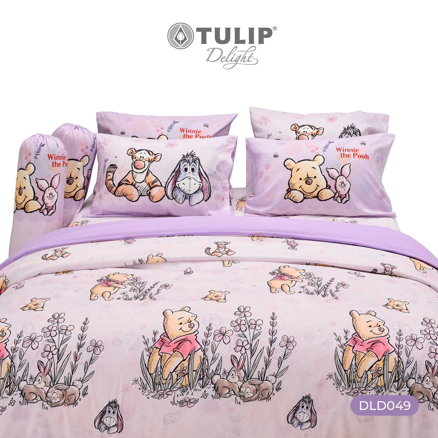 ชุดเครื่องนอนทิวลิปดีไลท์ดิจิตอลปริ้นท์ DLD049 Pooh หมีพูห์