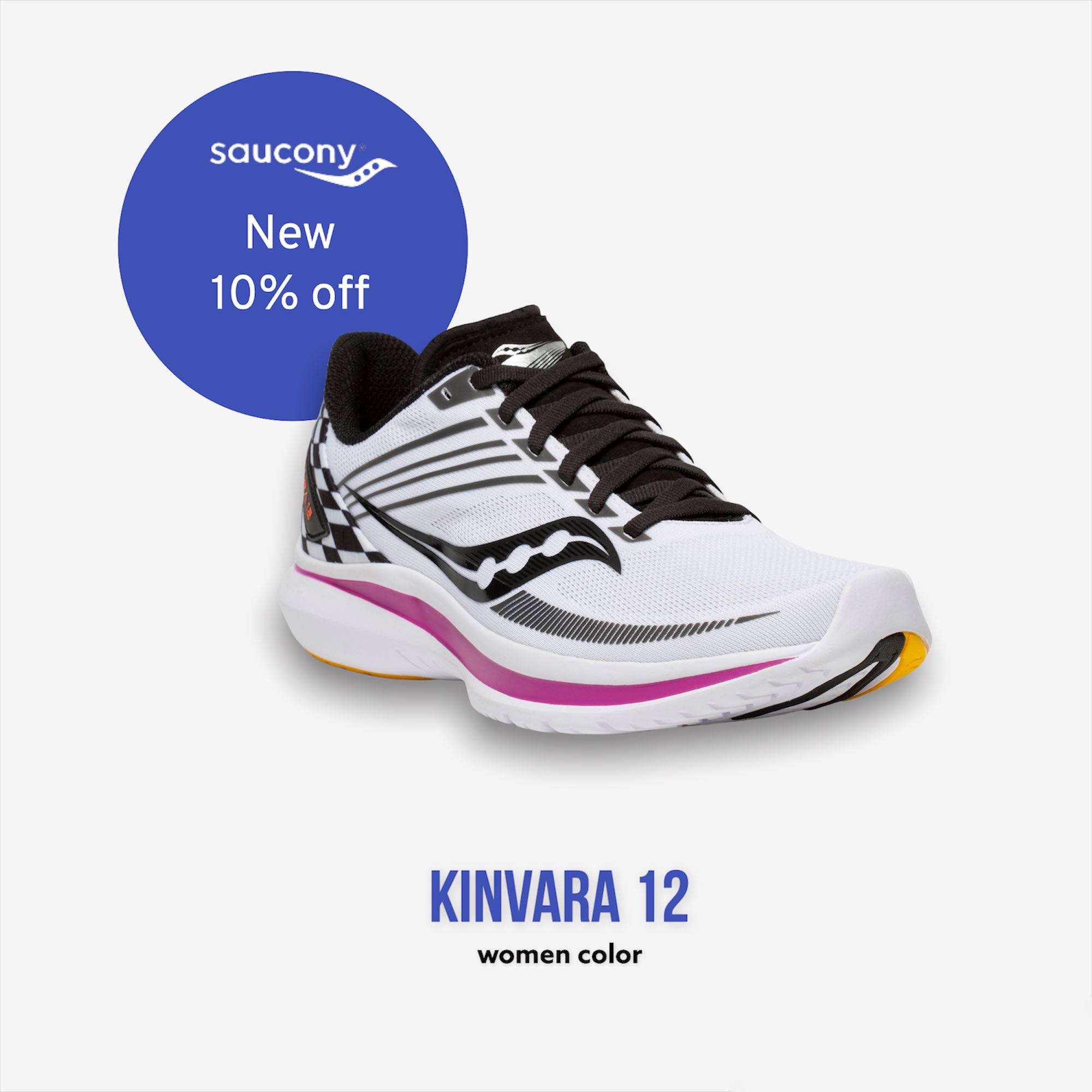 Saucony Kinvara12 - women (Reverie)