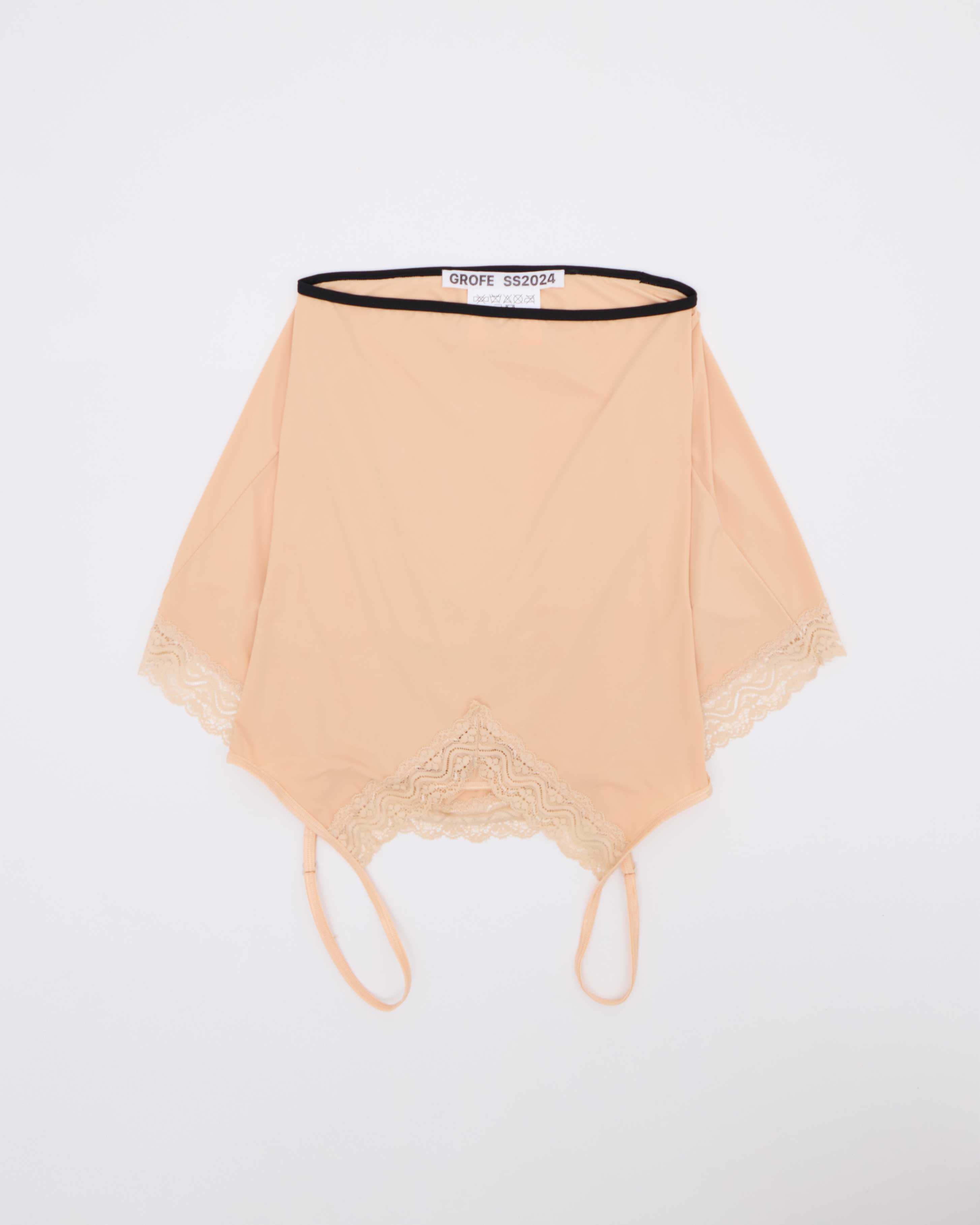 Nude Grofe lingerie mini skirt