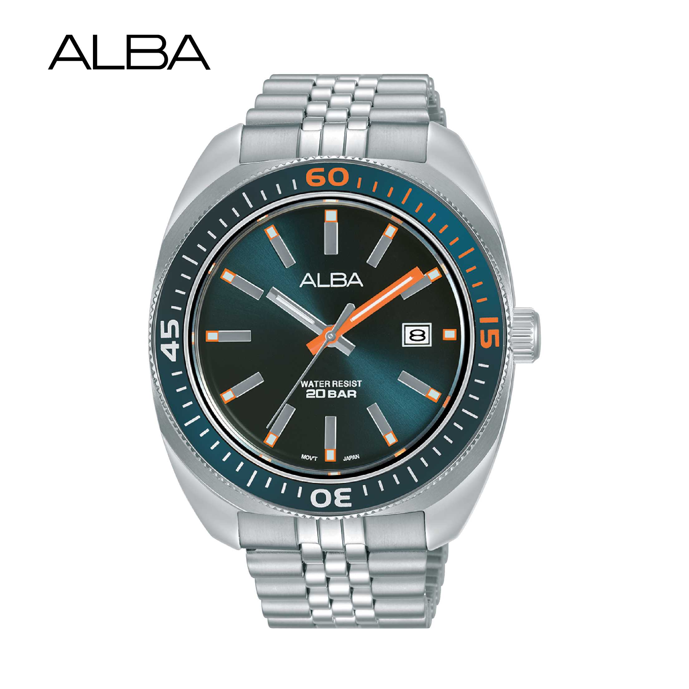 ALBA นาฬิกาข้อมือ Sportive Automatic รุ่น AS9T83X ขนาด 43 mm.