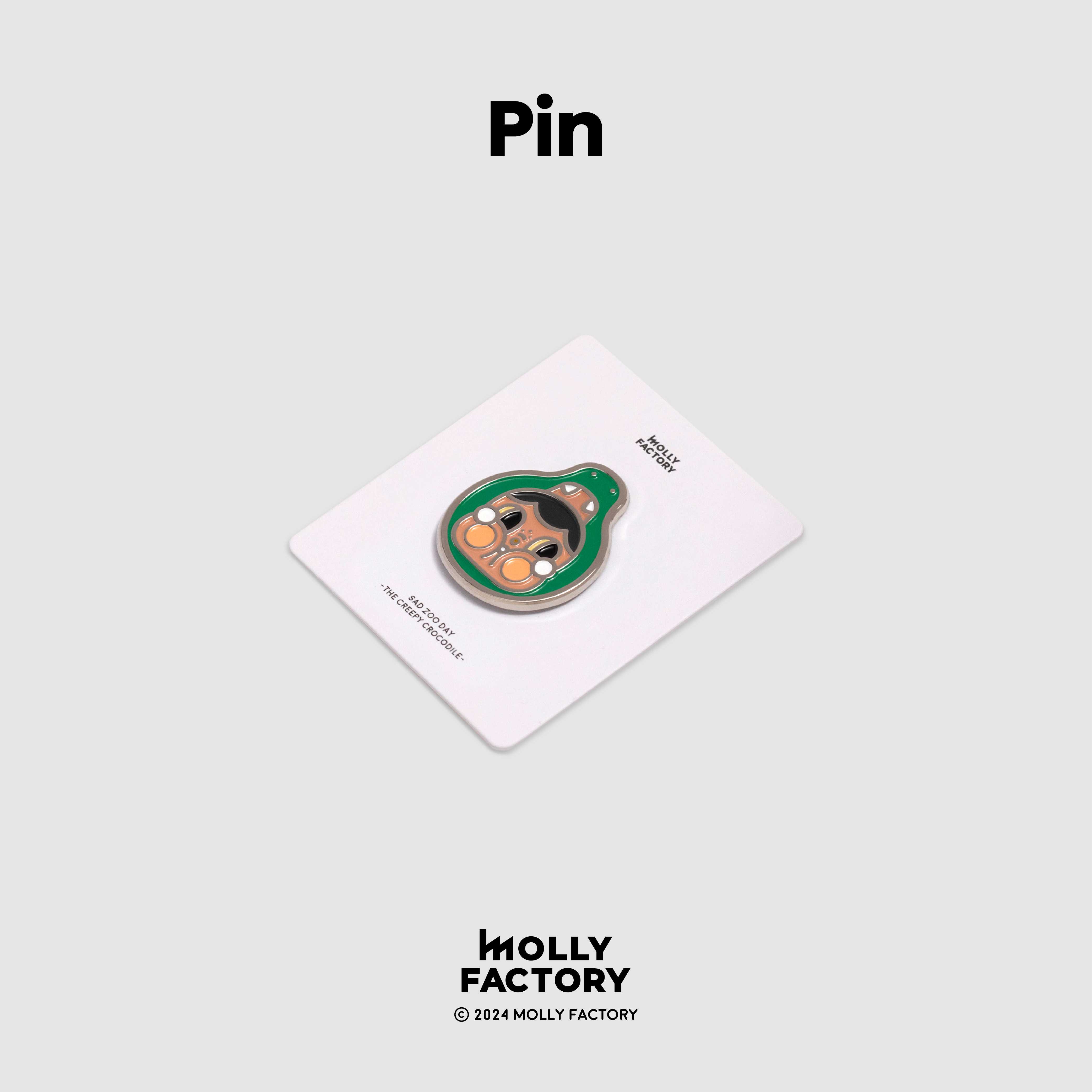 44-The Creepy Crocodile Pin
