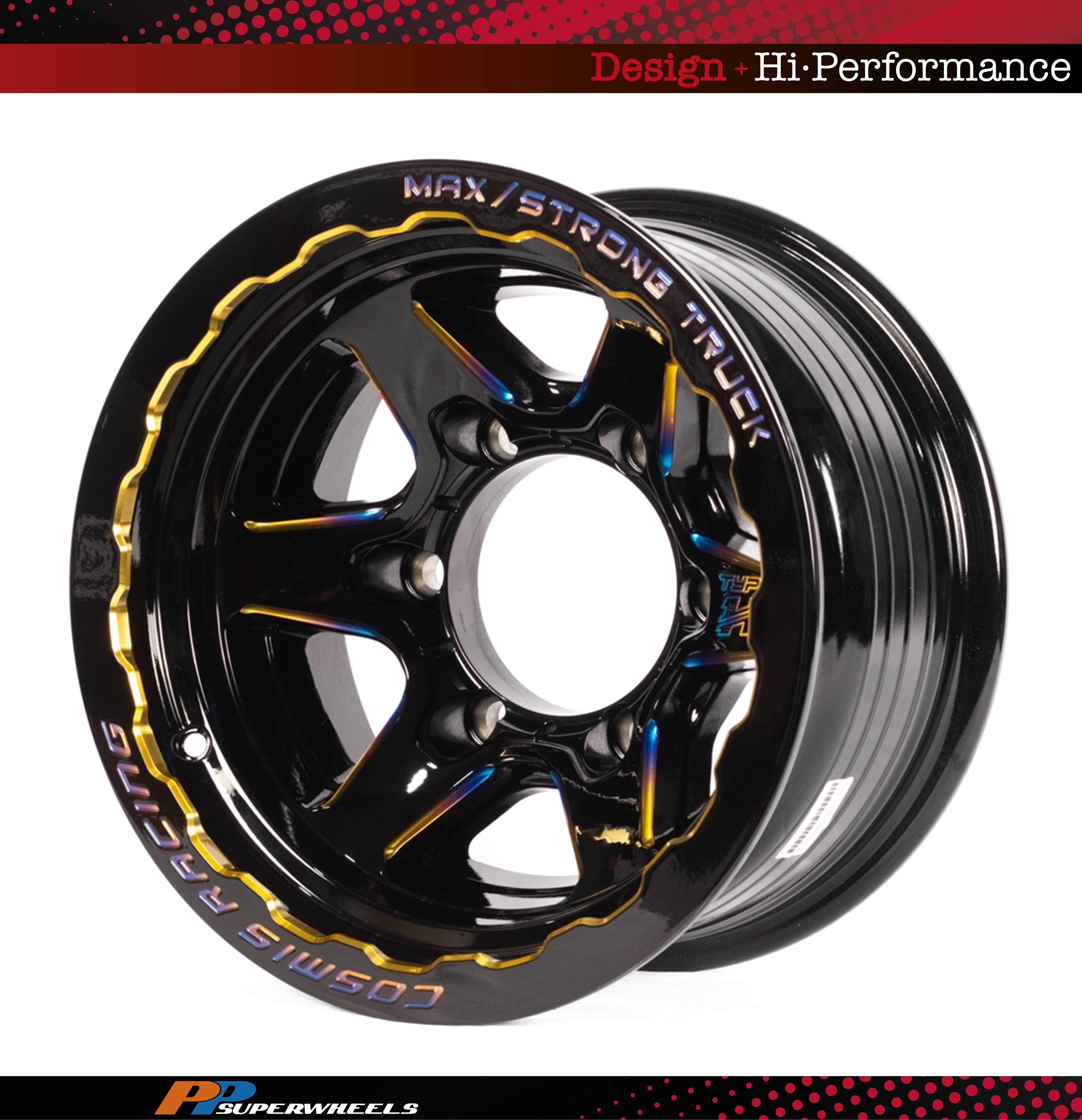 แม็กซ์ TYPE-H(YA9958C)15X8.0 6X170 ET-57CB.133TITANIUM-S-XZสีไทเทเนียมCNCขอบเฟื่อง+ตัวหนังสือCustom